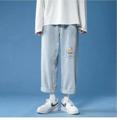 Pantalones Casuales de Mezclilla Clara para Hombre - Image 16