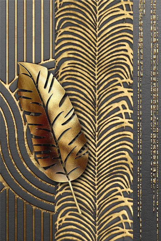 Cuadro Abstracto Dorado de Lujo - Lienzo Elegante con Acabado Premium - Image 8