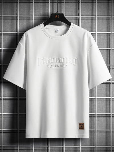 Camiseta Suelta de Algodón para Hombre Talla Grande - Manga Corta Verano - Image 11