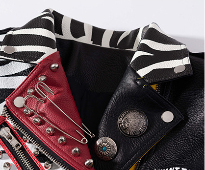 Chaqueta de Cuero Slim con Diseño Graffiti - Estilo Europeo y Americano para Mujer - Image 12