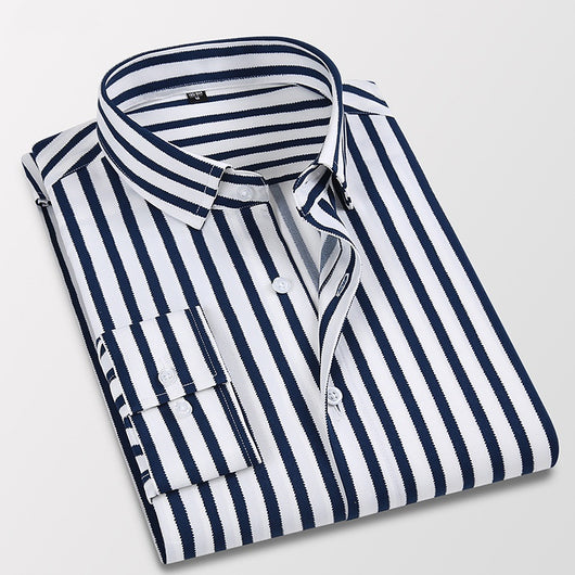 Camisa Casual Slim Fit de Manga Larga para Hombre