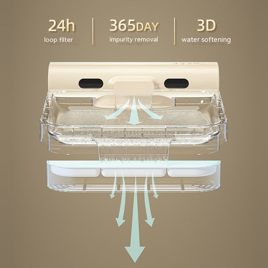 Bebedero Automático Inteligente para Mascotas con Triple Filtro y Capacidad de 4L - Image 4