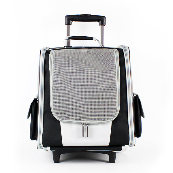 Mochila Transportadora Respirable para Mascotas con Ruedas