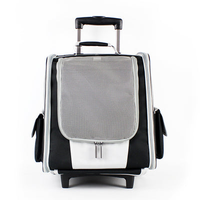Mochila Transportadora Respirable para Mascotas con Ruedas