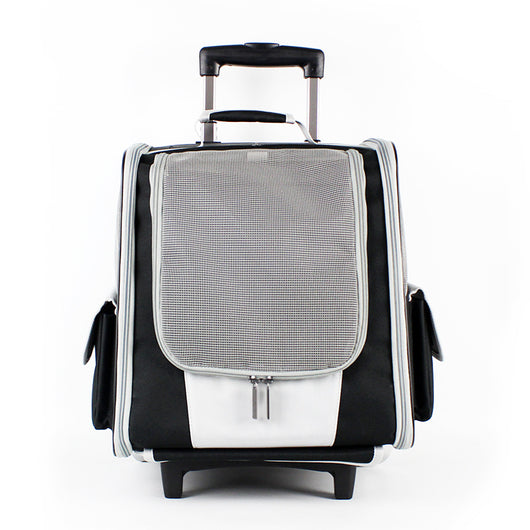 Mochila Transportadora Respirable para Mascotas con Ruedas