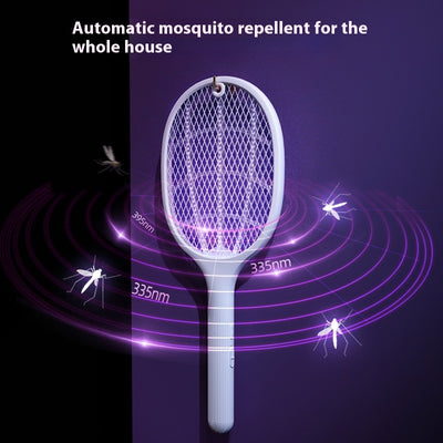 Raqueta Eléctrica 2 en 1 Mata Mosquitos USB - Image 4