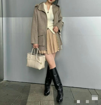 Bolso de Cuero Genuino con Asa Simple para Mujer - Image 14