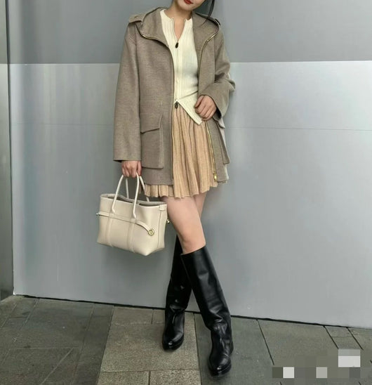 Bolso de Cuero Genuino con Asa Simple para Mujer - Image 14