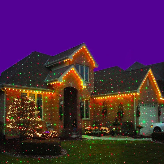 Proyector Láser Navideño 8 Diseños LED con Control Remoto - Image 6