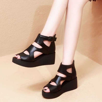 Sandalias Plataforma Ajustables - Zapatos Ligeros Versátiles para Todas las Estaciones - Image 4