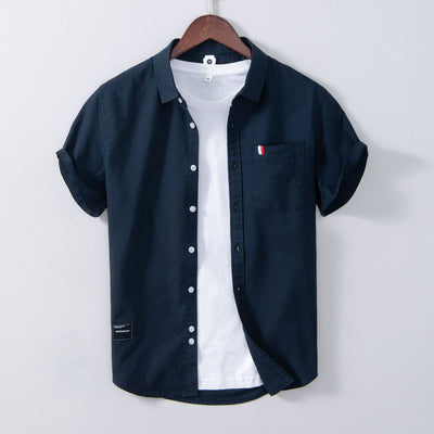 Camisa Casual de Manga Corta para Hombre - Primavera y Verano - Image 3