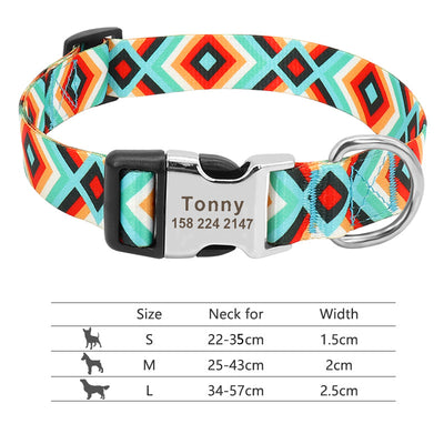 Collar Ajustable para Perros y Gatos con Placa de Identificación Personalizada - Image 23