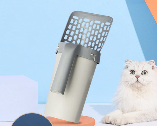 Set Arenero con Caja de Almacenamiento y Pala Inteligente para Gatos Perezosos - Image 3