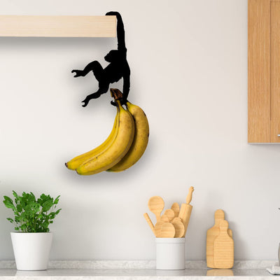 Perchero Decorativo Mono de Madera - Organizador de Bolsas y Tazas - Image 16