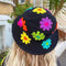 Sombrero Pescador Tejido con Flores para Mujer - Estilo Japonés Versátil