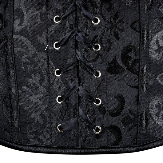 Faja Moldeadora Cuello Halter con Cierre y Patrón Jacquard - Image 7