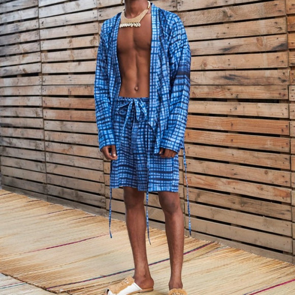Camisa Estampada Casual para Hombre Ideal para Festividades