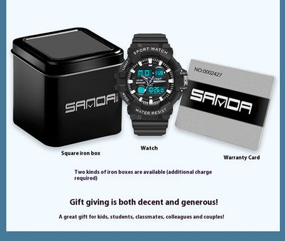 Reloj Deportivo Digital Dual Display Pantalla Grande Luminoso Resistente al Agua Unisex - Image 35