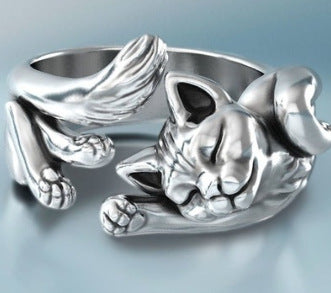Anillo Vintage con Gancho de Línea Doble - Image 10