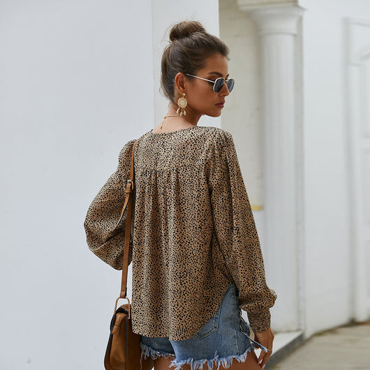 Blusa Manga Larga Floral Elegante - Estilo Sofisticado - Image 9