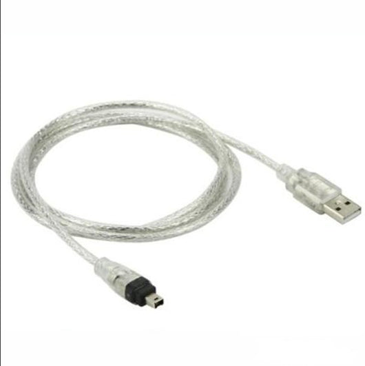 Cable USB-A a 4 Pines para Periféricos - Blanco Transparente - Image 4