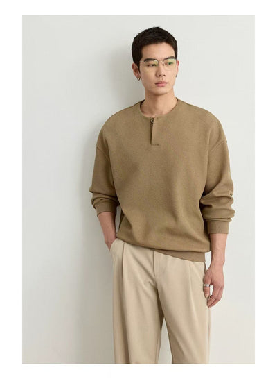 Sudadera Cuello Redondo Ligera para Hombre Talla Grande - Image 10