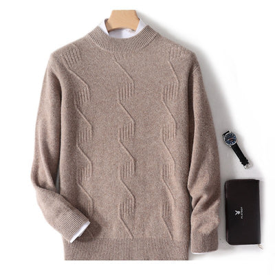 Suéter Grueso de Cuello Alto para Hombre - Abrigo Cálido de Invierno