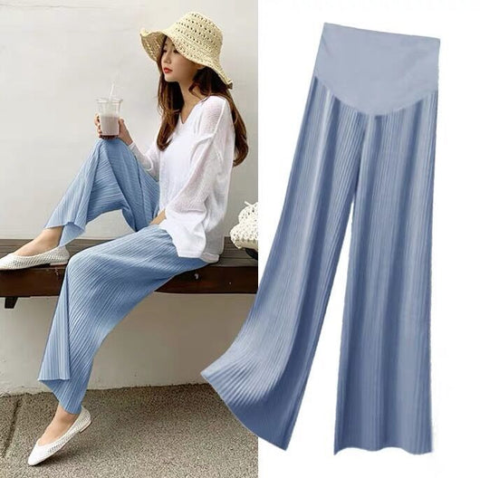 Pantalones Anchos de Seda de Hielo Nine Points - Elegancia y Comodidad - Image 7