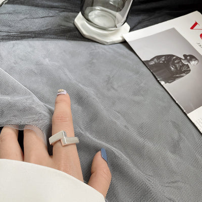 Anillo de Dedo Índice Pesado con Diseño Sense Ins Viento Frío - Image 5