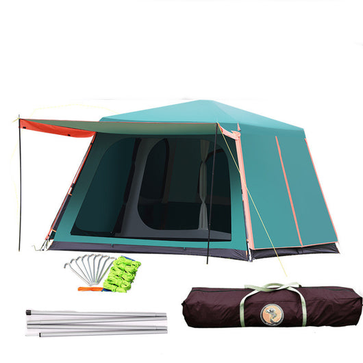 Tienda de Campaña Automática para 3-8 Personas - Aluminio Reforzado Doble Capa Impermeable - Image 4