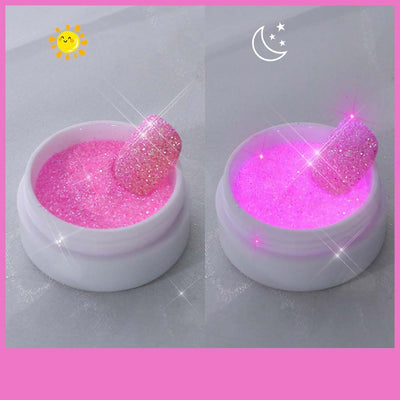 Polvo Brillante para Uñas - Azúcar Luminoso con Efecto Glow - Image 7