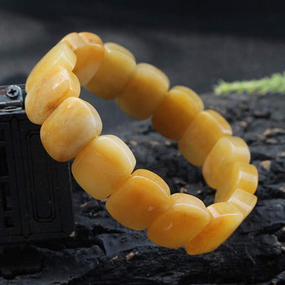 Pulsera de Jade Dragón Amarillo Unisex - Joya Tradicional - Image 14