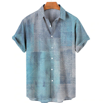 Camisa Casual para Hombre con Impresión 3D Digital - Image 15