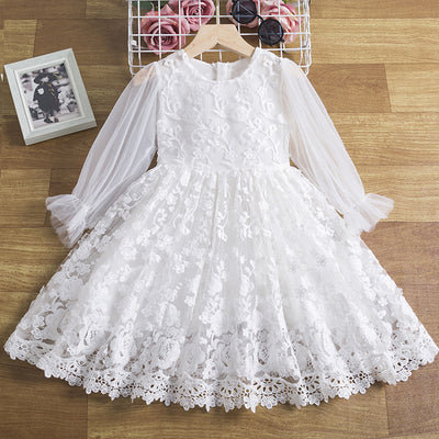 Vestido de Niña con Encaje Estilo Coreano - Image 10