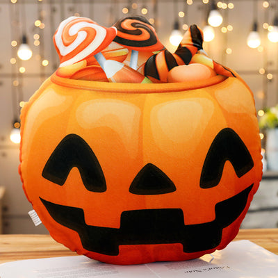 Almohada Decorativa Divertida con Diseño de Calabaza - Image 15