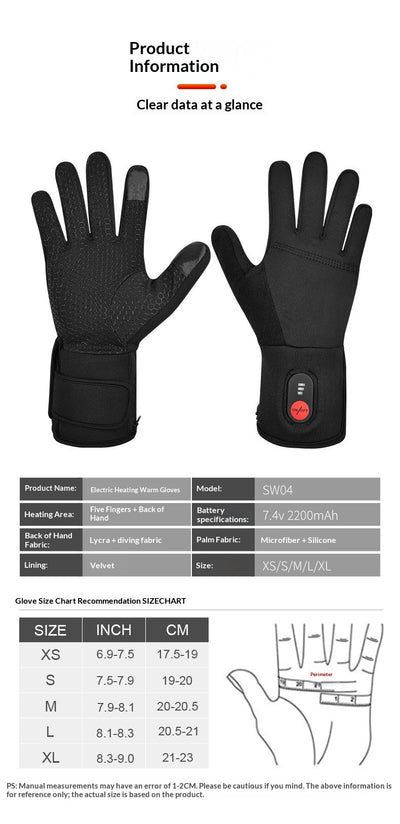 Guantes Térmicos Recargables para Montaña y Actividades Outdoor - Image 16