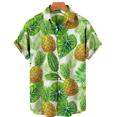 Camisa Hawaiana Estampado Frutas para Hombre - Image 6