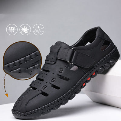 Zapatos Casuales de Cuero para Hombre con Diseño Calado Transpirable - Image 5