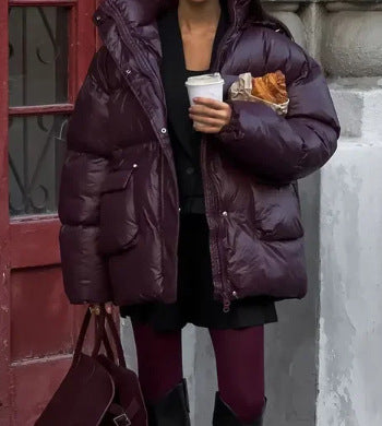 Chaqueta Acolchada de Algodón con Cierre en Cintura para Mujer - Image 18