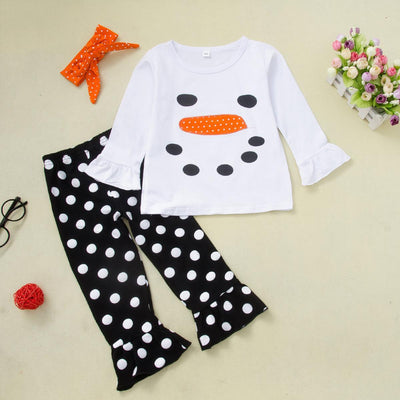 Conjunto de Invierno para Niña con Playera de Muñeco de Nieve - Image 8