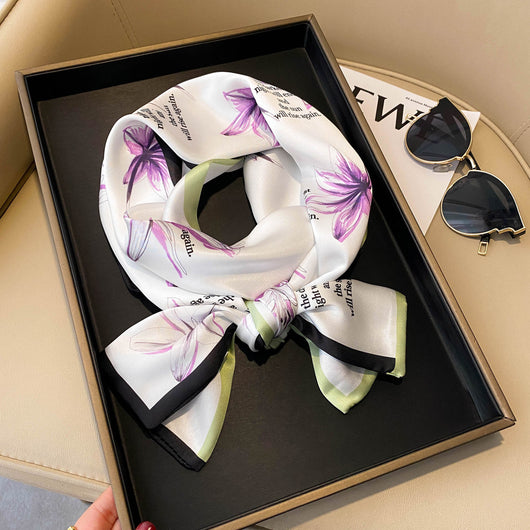 Diadema Pañuelo de Seda Artificial Elegante y Versátil - Image 20