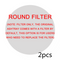 Round Filter 2 Pieces