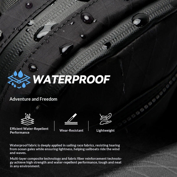 Bolsa de Hombro Impermeable de Gran Capacidad para Hombre