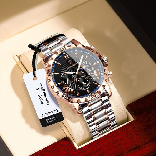 Reloj Multifuncional para Hombre con Fases Lunares - Image 6