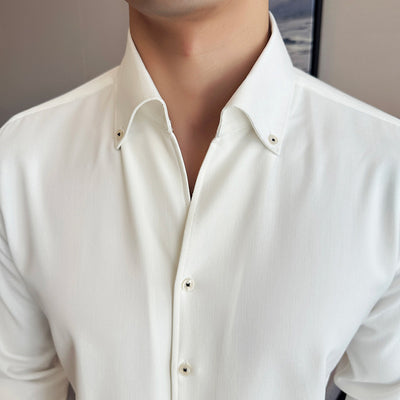 Camisa Denim de Manga Larga para Hombre - Image 4