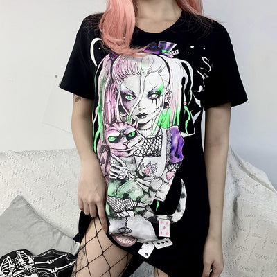 Camiseta Estampada Básica para Estudiantes - Manga Corta Mujer - Image 8