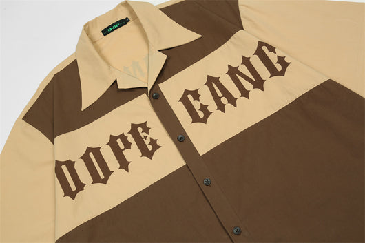 Camisa Suelta con Solapas Colorblock - Estilo Americano - Image 16