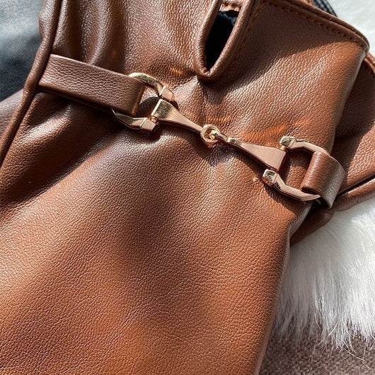 Guantes Térmicos para Mujer con Forro Polar y Palma de PU - Image 12