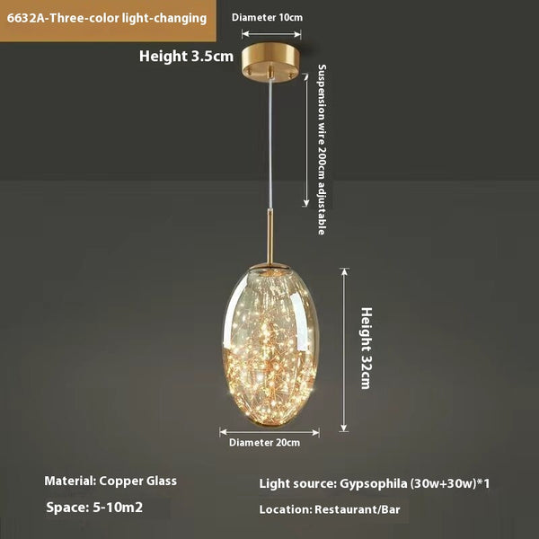 Lámpara Colgante de Cristal Minimalista Moderna - Image 10