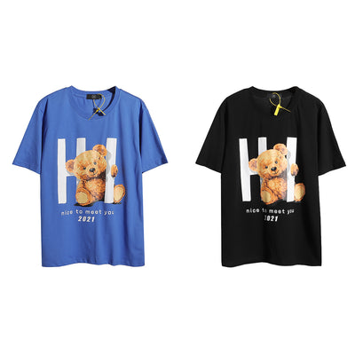 Camiseta Estampado Oso Mujer Moda Urbana Premium - Image 5